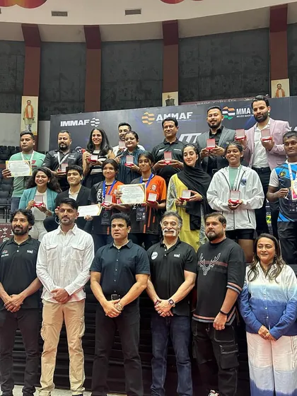 This is our parivaar. I am incredibly proud of Team Delhi for their performance at the national championship, bringing home a truckload of medals. This picture shows our champions and the strong community we have built together.