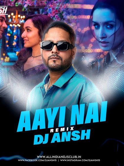 The cover art for my official remix of 'Aayi Nai'. This track is a staple in my sets.