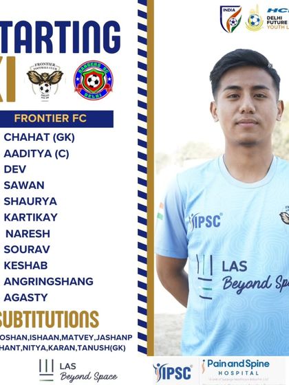 Our starting XI for the U-17 match. A lineup built for victory.