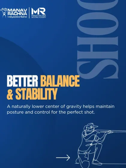 A naturally lower center of gravity helps women maintain better balance and stability, which is crucial for maintaining posture and control for the perfect shot.