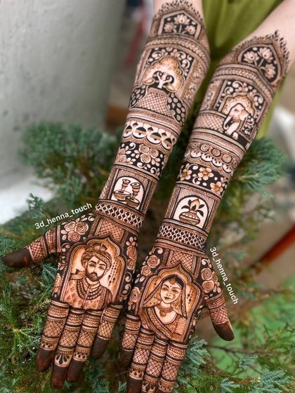 3D Henna Touch - Bridal Mehndi Bridal Portraits: Your Love Story in Henna photo 5