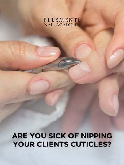 Scared of nipping your clients? A great way to build confidence is by practicing on a lemon, which mimics the resistance of real skin.