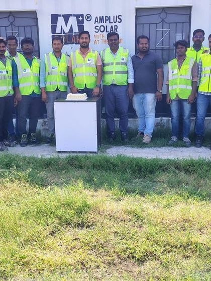 The project team celebrates achieving 1 million safe man-hours at our wind-solar hybrid project. This accomplishment reflects our unwavering commitment to a safety-first culture, which is the foundation of our operational excellence.