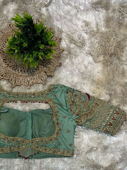 Chaithu Gowda - Custom Designer Ethnic Wear Custom Embroidered Blouses photo 52
