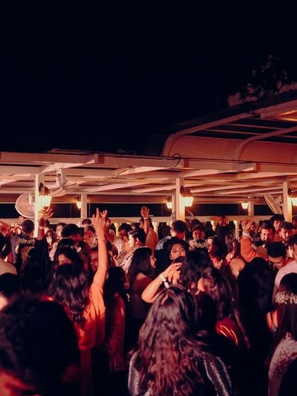 Ringing in the New Year with a massive outdoor crowd at Mykos Bangalore. The energy under the open sky was absolutely electric.