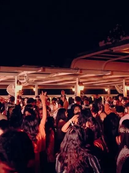 Ringing in the New Year with a massive outdoor crowd at Mykos Bangalore. The energy under the open sky was absolutely electric.
