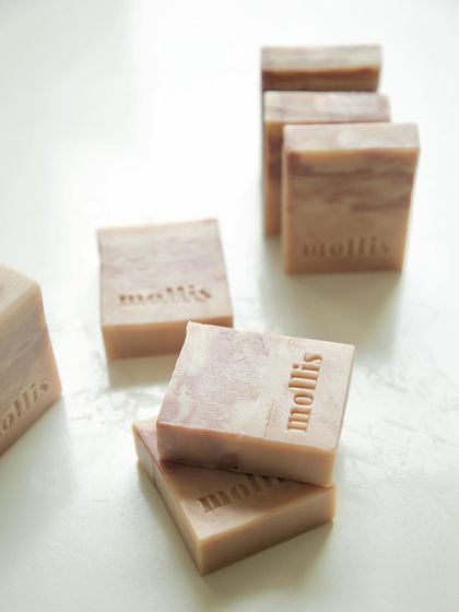 A collection of Watermelon Sugar bars, perfect for a summer-inspired bath.