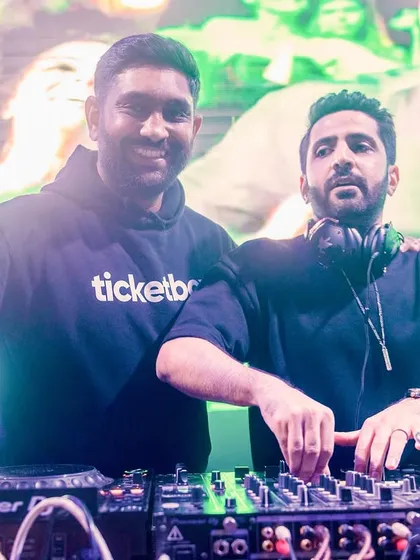 Sharing the stage with the organizers from Ticketbox in Mauritius. It takes a huge team to put on a massive event like this, and I'm always grateful for their hard work.