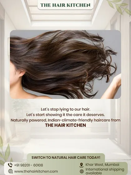 Let's stop lying to our hair and start giving it the care it deserves with naturally powered, Indian-climate-friendly haircare.
