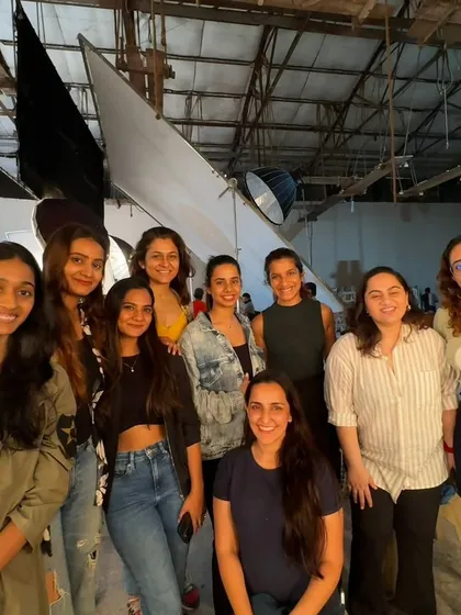 Day two of our shoot with the legendary Abu Jani Sandeep Khosla. Our team is in the house and creating something truly iconic.