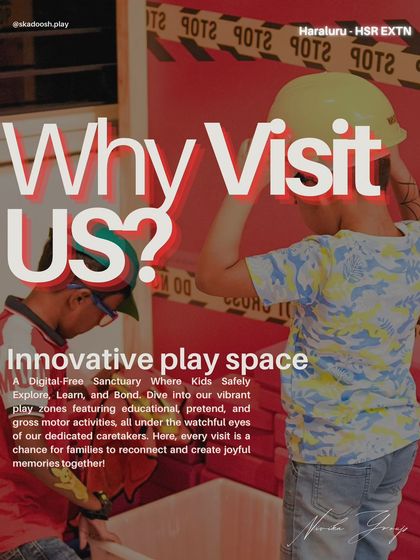 Why visit us? Because I've created an innovative play space where kids can learn and explore in a digital-free sanctuary, all under the watchful eyes of my staff.