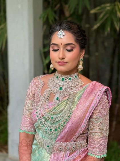 Madhuri Subbaraju - Destination Wedding Makeup Timeless Muhurtham Brides photo 29