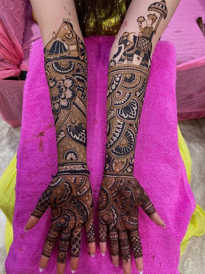 Abhishek Kumar - Bridal Mehndi Personalized Storytelling Mehndi photo 6