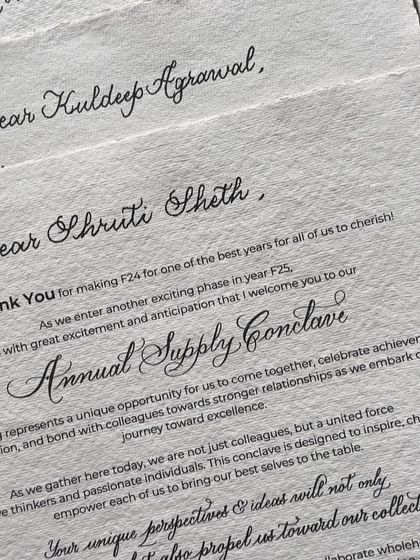 Quill on Paper - Bespoke Calligraphy & Design Corporate & Brand Collaborations photo 26