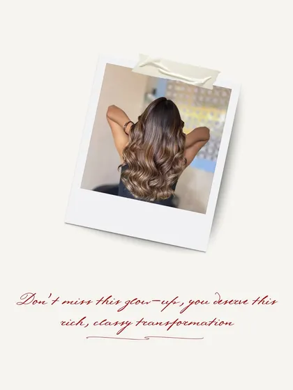 Our Chestnut Blonde obsession. This warm, luxe shade is the transformation everyone is choosing for a look that is bold, beautiful, and full of confidence.