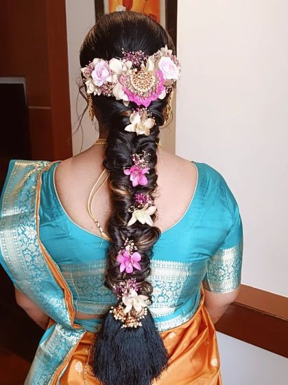 Laxmi Ramkrishna - Special Occasion Hairstyling Traditional South Indian Braids photo 30