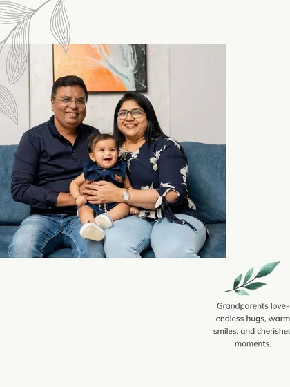 The special bond between grandparents and their grandchild. Capturing these warm smiles and gentle hugs is always a privilege.