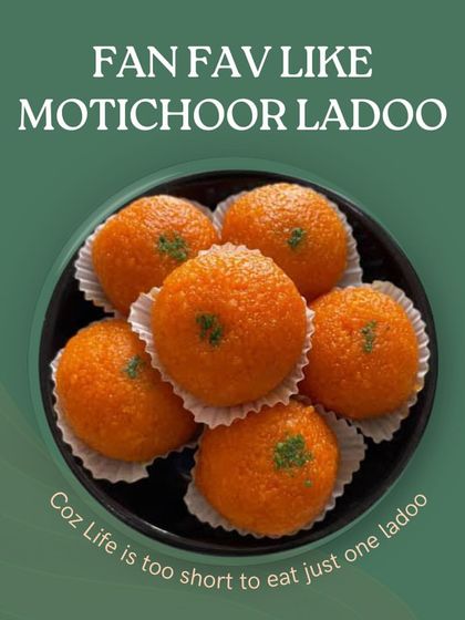 Our Motichoor Ladoos are a fan favorite for a reason. Made with pure desi ghee, they are soft, juicy, and melt in your mouth. We pack them in individual cups to maintain their shape and freshness for your events.