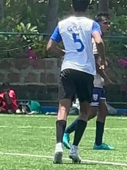 Action from the Goa tournament. Our players fighting for possession in a competitive environment.