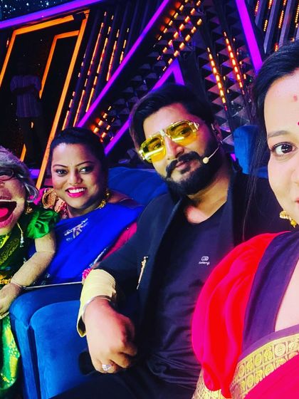 A group selfie on the Gichi Gili Gili set. It's always fun to be surrounded by such talented and energetic people.