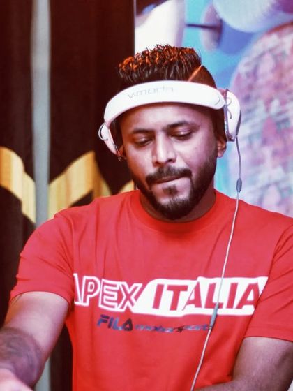 A focused portrait showing my passion for the music I play.