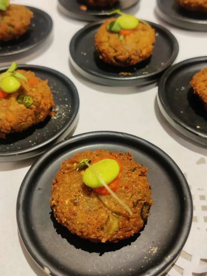A healthy and delicious twist on a classic, our Edamame Hara Bhara Kebab was a huge hit at a recent event. We love customizing menus to suit your tastes.