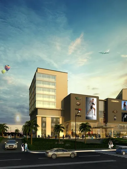 This conceptual design for a large-scale mixed-use development in eastern India showcases our capability to handle complex projects. The plan integrates retail spaces, offices, and a boutique hotel, creating a vibrant urban hub with a cohesive architectural identity.