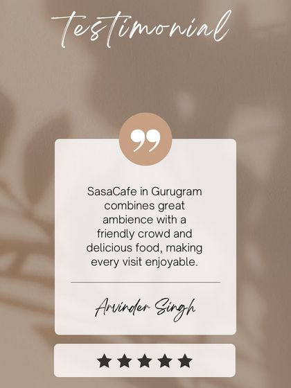 Arvinder, it's great to hear that you enjoyed the combination of great ambiance, a friendly crowd, and delicious food. That's the perfect mix for an enjoyable visit.