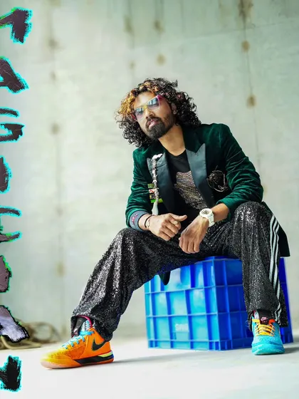 This is me in my element. My style is a form of escapism, a core part of the 'rockstar' energy and flamboyant persona I bring to every performance. I believe an entertainer should look the part.