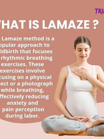 What is Lamaze? It's a popular approach to childbirth that focuses on rhythmic breathing and a focal point to effectively reduce anxiety and pain perception during labor.
