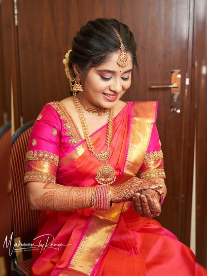 Makeovers by Ramya - Hair Styling & Saree Draping South Indian Wedding Diaries photo 43