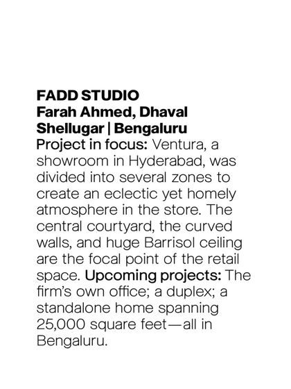 Our profile in a previous AD100 list, which focuses on the eclectic and homely atmosphere we created for the Ventura showroom.