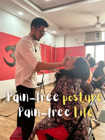 This is the core of my work: helping you find a pain-free posture for a pain-free life. Here, I am providing a gentle, hands-on adjustment to correct neck alignment for a student during our cervical pain workshop. Proper alignment is everything for long-term relief from chronic neck and shoulder issues.