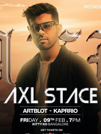 A duplicate of the main flyer for the AXL STACE event.