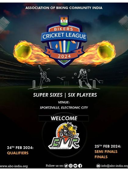 Announcing our participation in the Bikers Cricket League 2024. We were ready to swap our riding gear for cricket kits and show our skills.