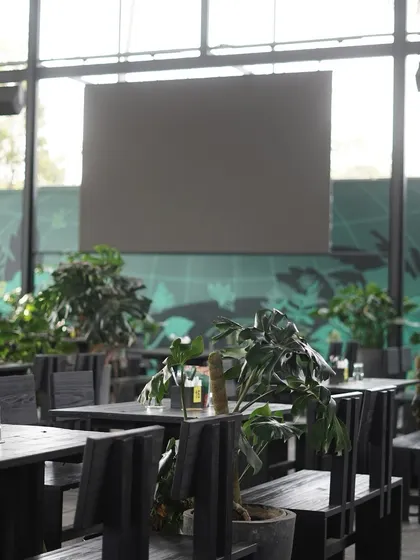 The Badminton Ball Tree area, with its large screen and ample seating, is my dedicated sports zone.