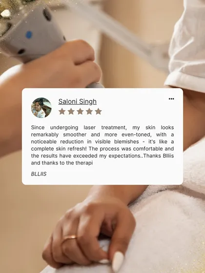 This glowing review from our client Saloni highlights the remarkable results of our laser treatment, from smoother skin to a more even tone. Her comfortable and satisfying experience is what we strive for with every client.