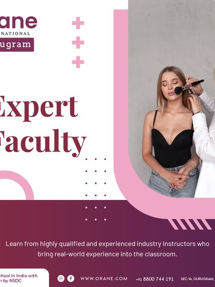 My faculty consists of highly qualified and experienced industry instructors. This graphic emphasizes my commitment to providing education from experts with real world experience.
