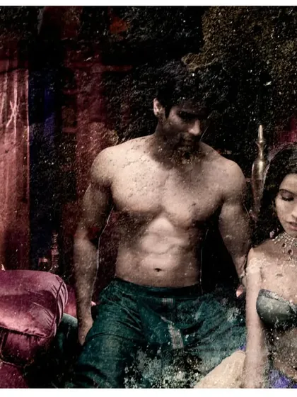 From my Kamasutra series. The dark, moody lighting and textured overlay give this image a feeling of a long-lost painting.