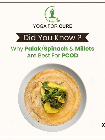 Diet for PCOD: Why Palak and Millets Help. Your diet is a crucial part of managing PCOD. Here, I introduce why incorporating spinach (Palak) and millets into your meals, like this millet dosa, can support your health.