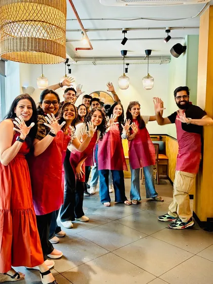 Hands down, one of the coolest teams I've worked with. The energy was incredible as they all waved hello before diving into their moon lamp workshop.