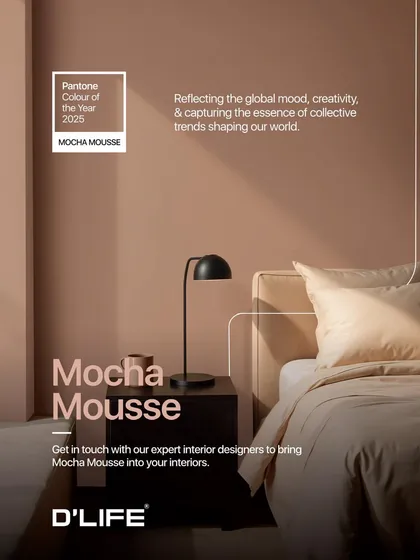 Introducing Mocha Mousse, the Pantone Colour of the Year 2025. This sumptuous shade brings warmth and sophistication, creating a haven of comfort and style.