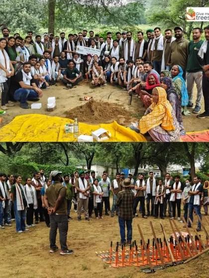 The Amdocs team gathered with our local field staff. Our drives are a bridge, connecting urban professionals with rural communities.
