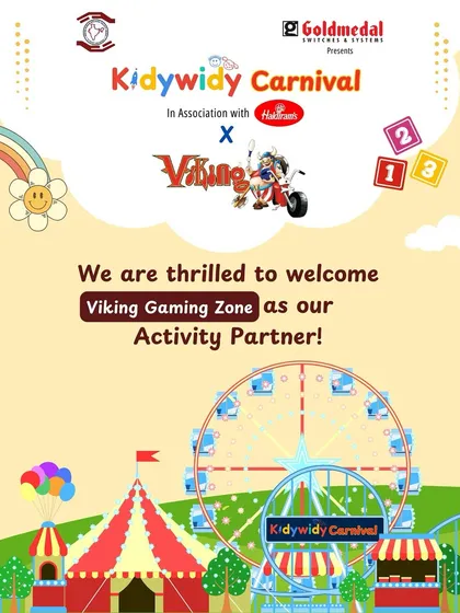 Announcing our activity partnership with Viking Gaming Zone. We collaborate with the best entertainment providers to ensure our events have exciting and high-quality gaming options for kids.