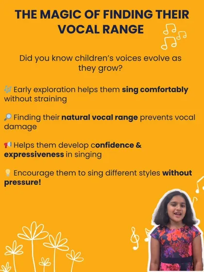 Finding a child's natural vocal range is magical. Early exploration helps them sing comfortably without straining, prevents vocal damage, and builds confidence.