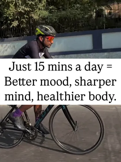 Just 15 minutes a day is enough to create a positive cycle. You get a better mood, a sharper mind, and a healthier body, making it one of the most efficient habits you can build.