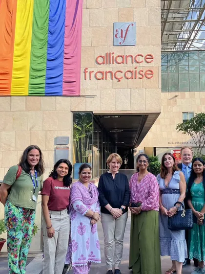 We were honored to host Sénatrice Samantha Cazebonne at our campus. We are a hub for cultural exchange, frequently welcoming esteemed guests from the Francophone world to connect with our students and community.