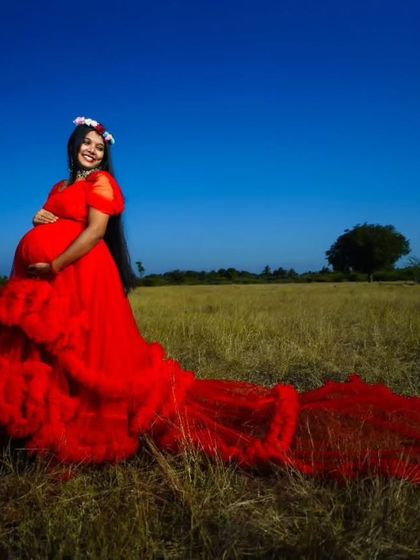 Dee Yashaswini - Occasion Wear Rentals Maternity Photoshoot Outfits photo 88