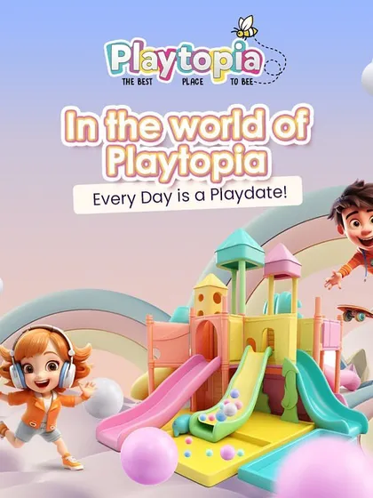 In the world of Playtopia, every day is a playdate. I designed this space to be a world of endless possibilities where kids can create unforgettable memories.
