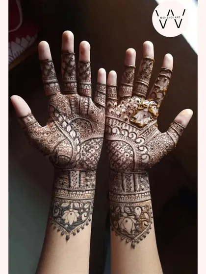 An intricate design for the Gangaur festival, featuring traditional Rajasthani motifs.